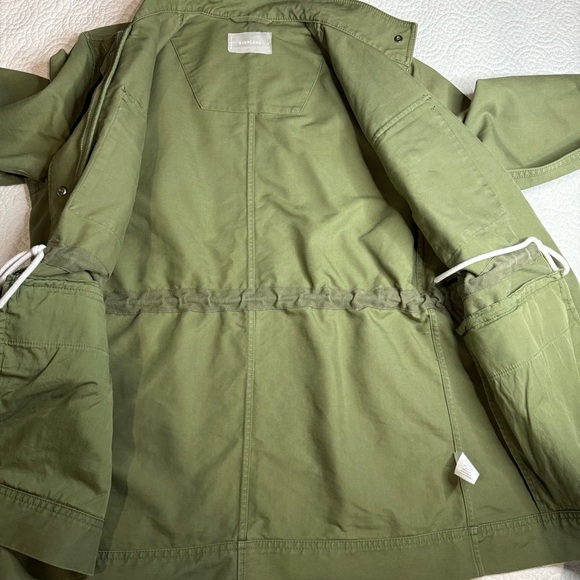 Everlane Utility Jacket in Olive Green Militar size Small 100% Cotton - Picture 8 of 12